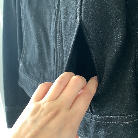 CHICO’S Black Jean Jacket - Picture 11 of 16